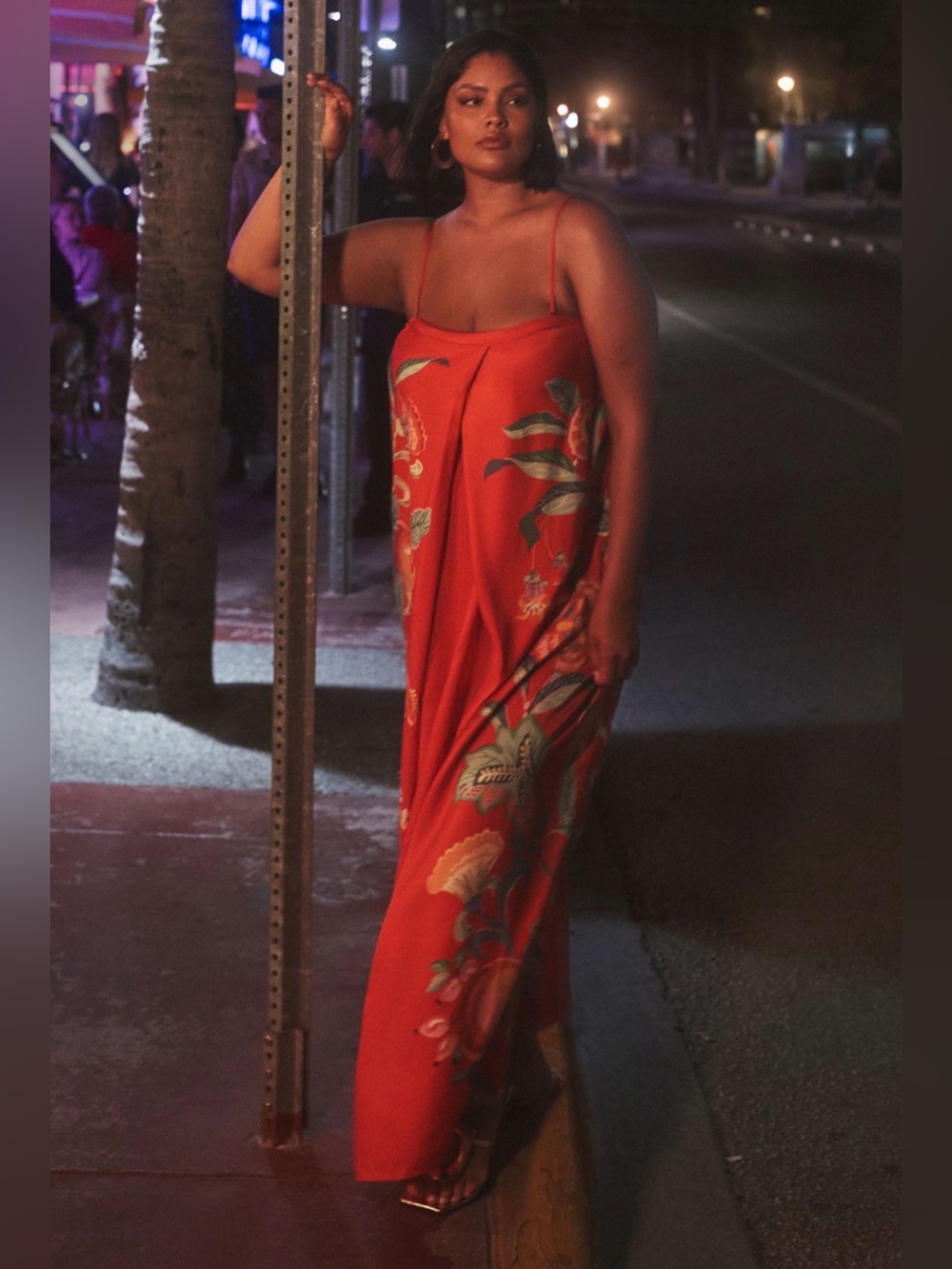 Anthropologie Pleated Column Midi Dress - Picture 2 of 13